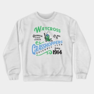 Waycross Grasshoppers Baseball Crewneck Sweatshirt